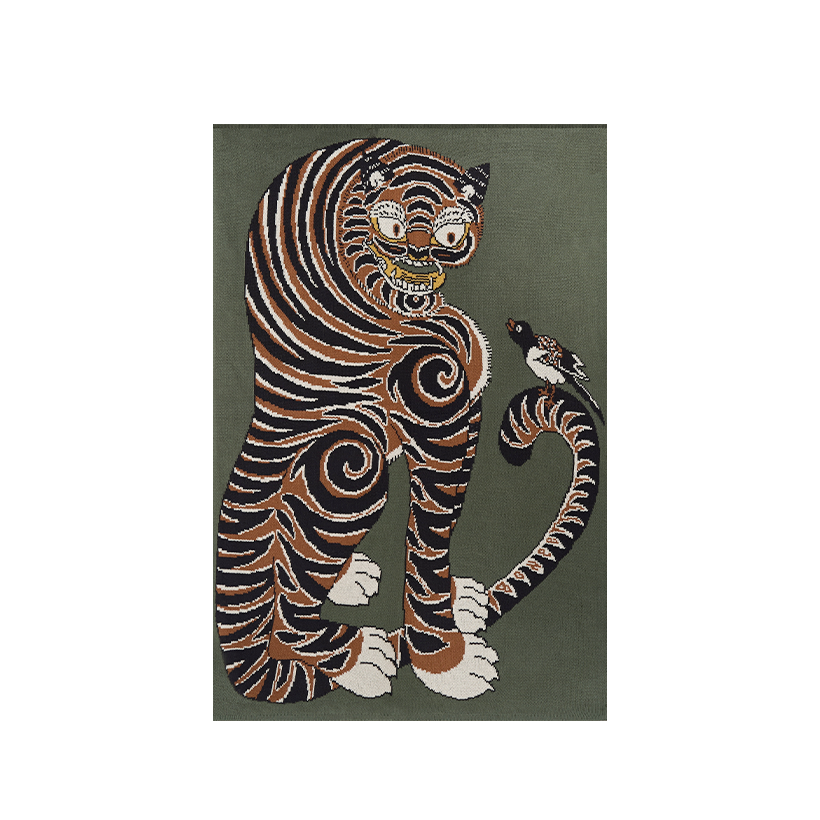 Olive Tiger and Magpie