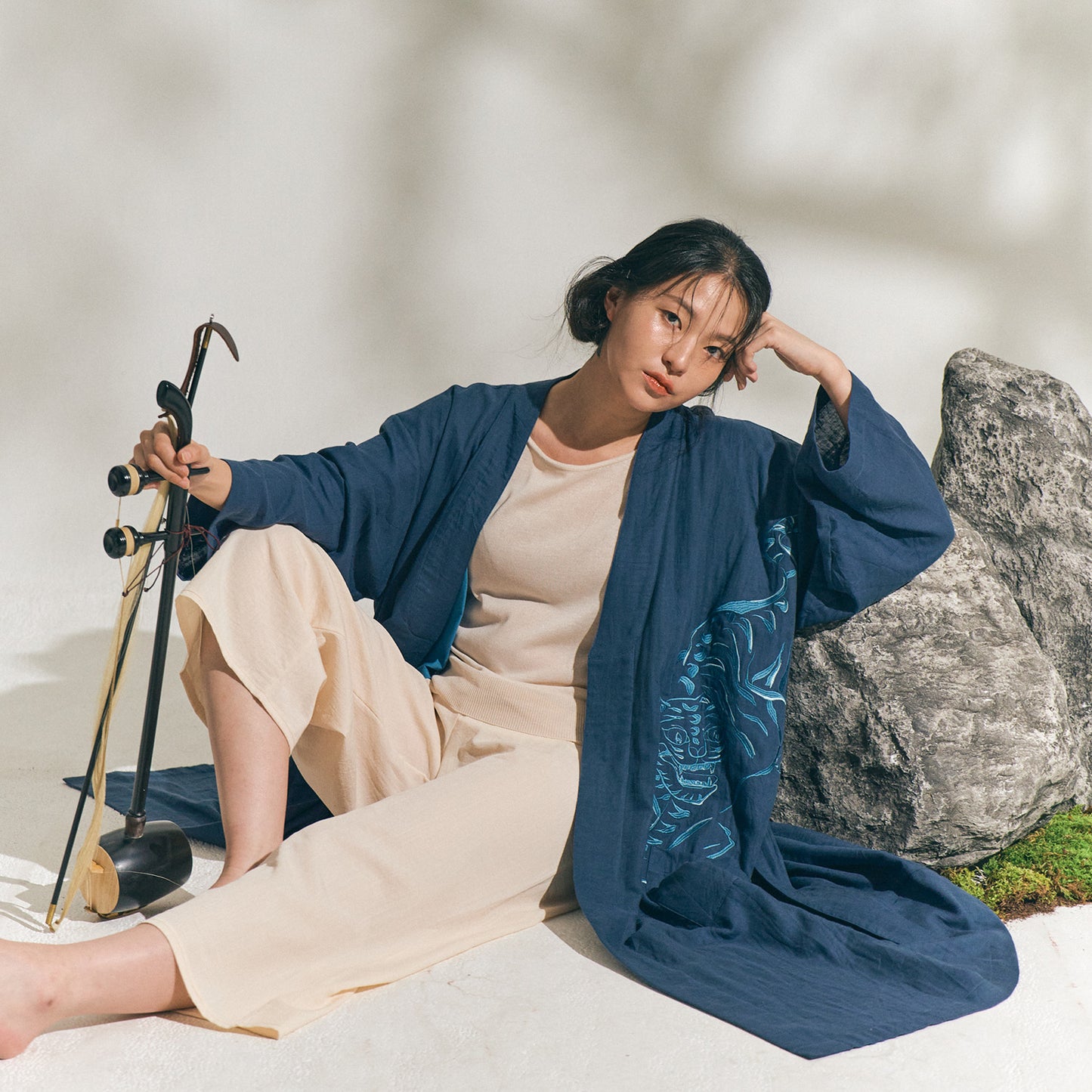 Tiger and Magpie Hanbok Robe