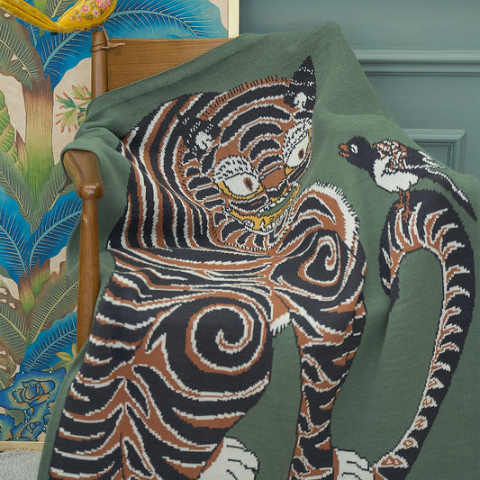 Olive Tiger and Magpie