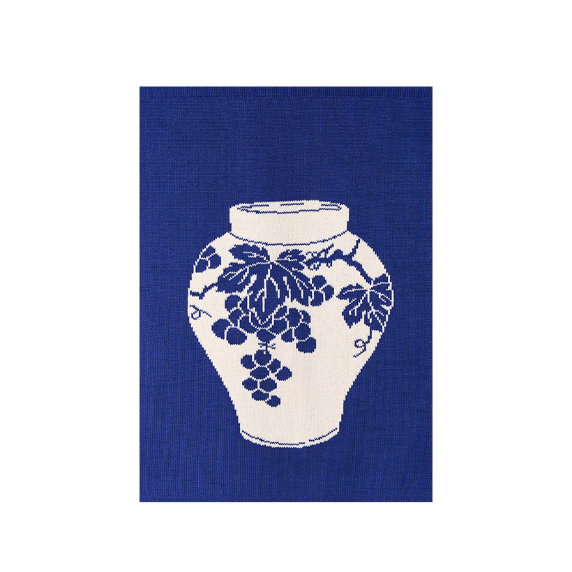 Joseon White Porcelain with Grapes