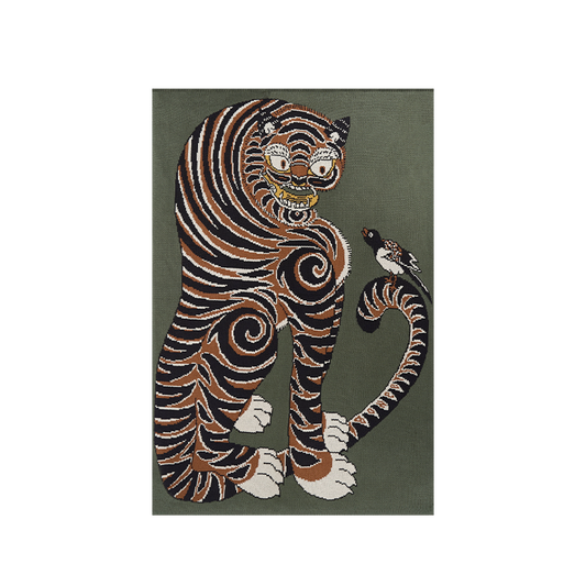 Olive Tiger and Magpie