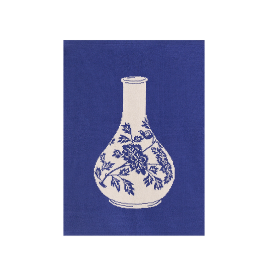 Joseon White Porcelain with Flowers and a Bird