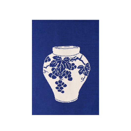 Joseon White Porcelain with Grapes